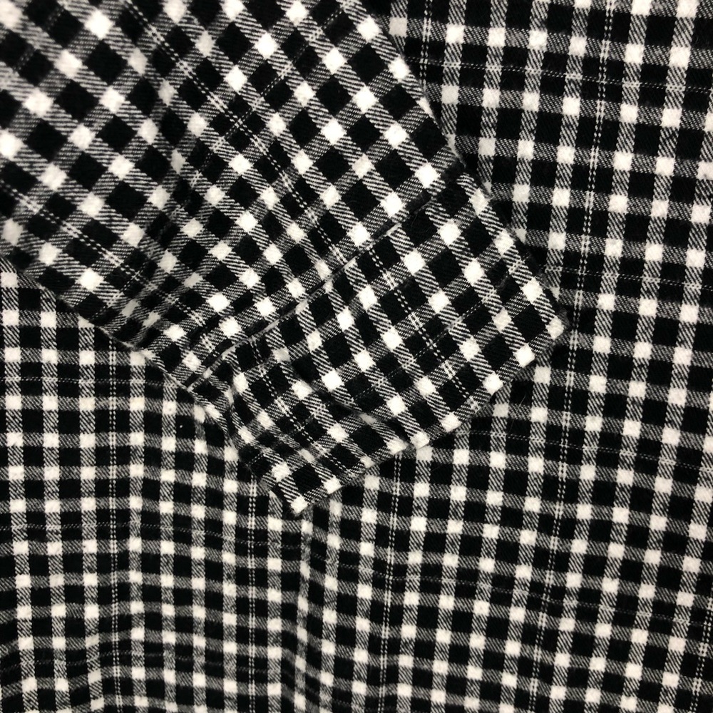 Reformation Upcycled Flannel Shirt Gingham Collar - Picture 7 of 9